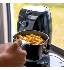 Mestic Friteuse à air chaud MA-200 2,4 L Noir