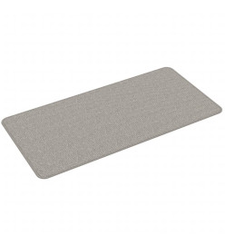 Tapis de couloir aspect sisal taupe 50x100 cm