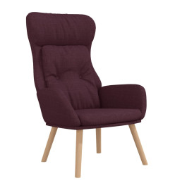 Chaise de relaxation Violet Tissu