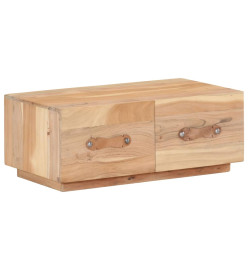 Table basse 90x50x35 cm Bois de récupération massif