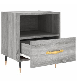 Tables de chevet 2 pcs gris sonoma 40x35x47,5 cm