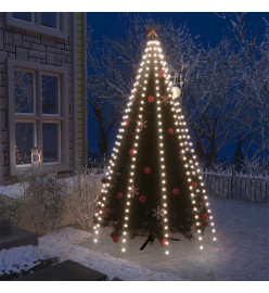 Guirlande lumineuse d'arbre de Noël 250 LED Blanc froid 250 cm