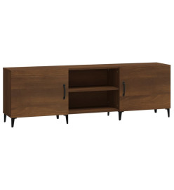 Meuble TV chêne marron 150x30x50 cm bois d'ingénierie