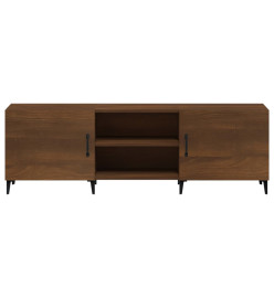 Meuble TV chêne marron 150x30x50 cm bois d'ingénierie