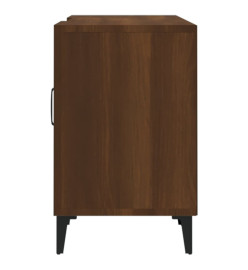 Meuble TV chêne marron 150x30x50 cm bois d'ingénierie