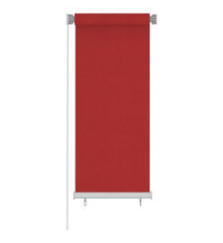 Store roulant d'extérieur 60x140 cm Rouge PEHD