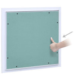 Panneau d'accès Cadre en aluminium plaque de plâtre 200x200 mm