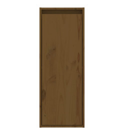 Armoire murale Marron miel 30x30x80 cm Bois de pin massif