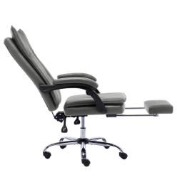 Chaise de bureau Anthracite Similicuir