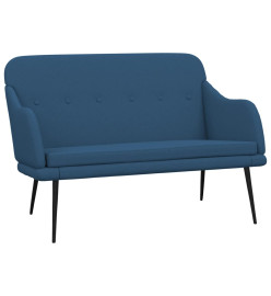 Banc Bleu 110x76x80 cm Tissu