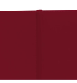 Panneaux muraux 12 pcs Rouge bordeaux 90x15 cm Velours 1,62 m²