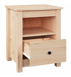 Table de chevet 40x35x49 cm Bois de pin massif