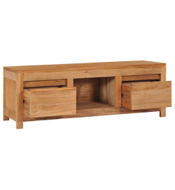 Meuble TV 100x30x35 cm bois de teck massif