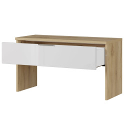 Germania Banc à chaussures GW-Avino 38x92x51 cm Chêne Navarre et blanc