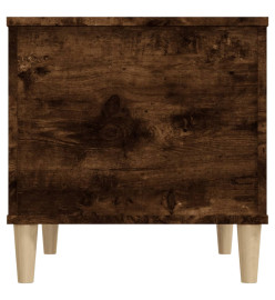 Table basse Chêne fumé 60x44,5x45 cm Bois d'ingénierie