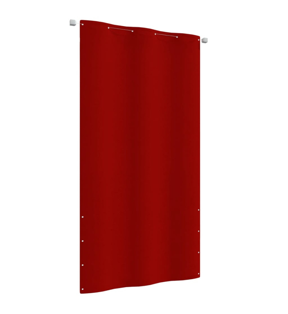 Écran de balcon Rouge 120x240 cm Tissu Oxford