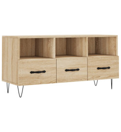 Meuble TV chêne sonoma 102x36x50 cm bois d'ingénierie