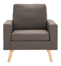 Fauteuil Taupe Tissu