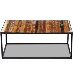 Table basse Bois de récupération massif 100 x 60 x 40 cm