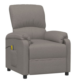 Fauteuil de massage Taupe Tissu