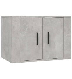 Ensemble de meubles TV 3 pcs Gris béton Bois d'ingénierie