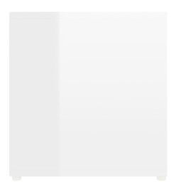 Meubles TV 3 pcs Blanc brillant 107x35x37 cm Aggloméré