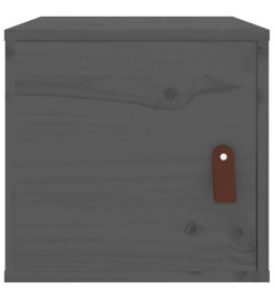 Armoire murale Gris 31,5x30x30 cm Bois de pin massif