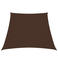 Voile de parasol Tissu Oxford trapèze 2/4x3 m Marron