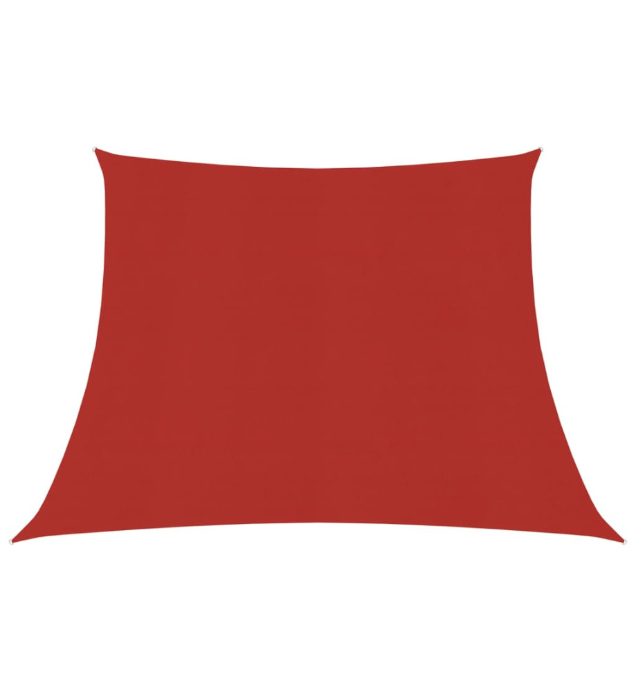 Voile d'ombrage 160 g/m² Rouge 3/4x2 m PEHD