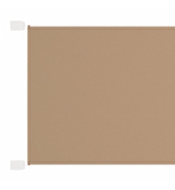 Auvent vertical Taupe 60x800 cm Tissu oxford