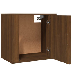 Tables de chevet murales 2 pcs Chêne marron 50x30x47 cm