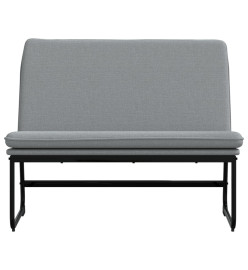 Banc Gris clair 100x75x76 cm Tissu