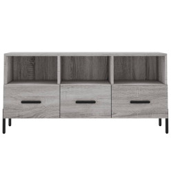 Meuble TV sonoma gris 102x36x50 cm bois d'ingénierie