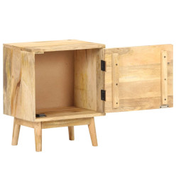 Table de chevet 40x30x50 cm Bois de manguier massif