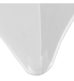 Housses extensibles pour table 2 pièces 243 x 76 x 74cm Blanc