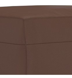 Banc Marron 100x35x41 cm Similicuir