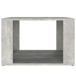 Table de chevet Gris béton 57x55x36 cm Bois d'ingénierie