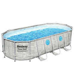 Bestway Ensemble de piscine Power Steel Swim Vista 549x274x122 cm