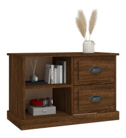 Meuble TV chêne marron 73x35,5x47,5 cm bois d'ingénierie