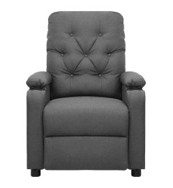 Fauteuil de massage Gris clair Tissu