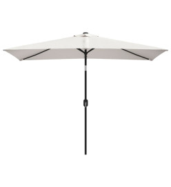 Parasol 200 x 300 cm Blanc sable Rectangulaire