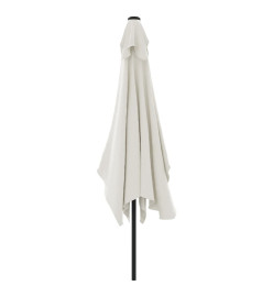 Parasol 200 x 300 cm Blanc sable Rectangulaire