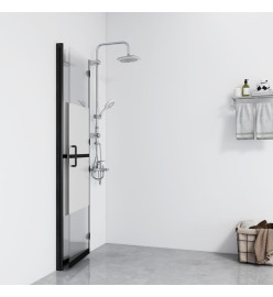 Paroi de douche pliable Verre ESG demi-dépoli 90x190 cm