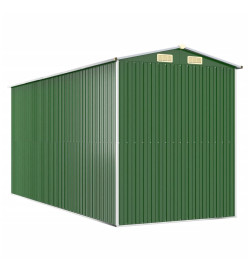 Abri de jardin Vert 192x440x223 cm Acier galvanisé