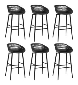 Ensemble de bar 7 pcs Blanc et noir