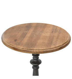 Table d'appoint Bois de sapin massif 40 x 64 cm Marron