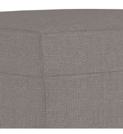 Repose-pied Taupe 60x50x41 cm Tissu