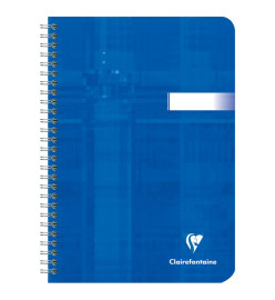 Clairefontaine Cahiers à reliure spiralée A5 90 Feuilles réglure 5 pcs