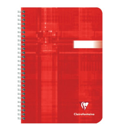 Clairefontaine Cahiers à reliure spiralée A5 90 Feuilles réglure 5 pcs