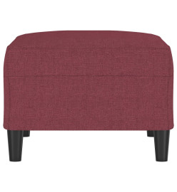 Repose-pied Rouge bordeaux 70x55x41 cm Tissu